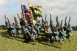 Infantry in greatcoats